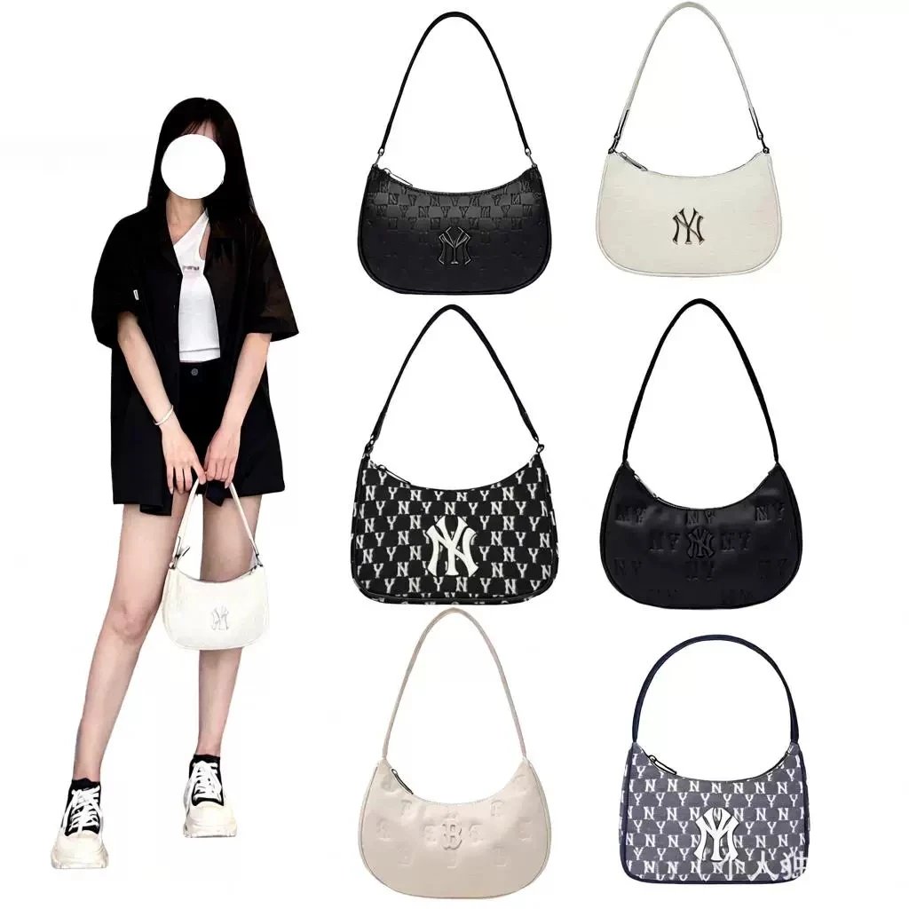 MLB Shoulder Bags NY Monogram Embossed Bag image 2