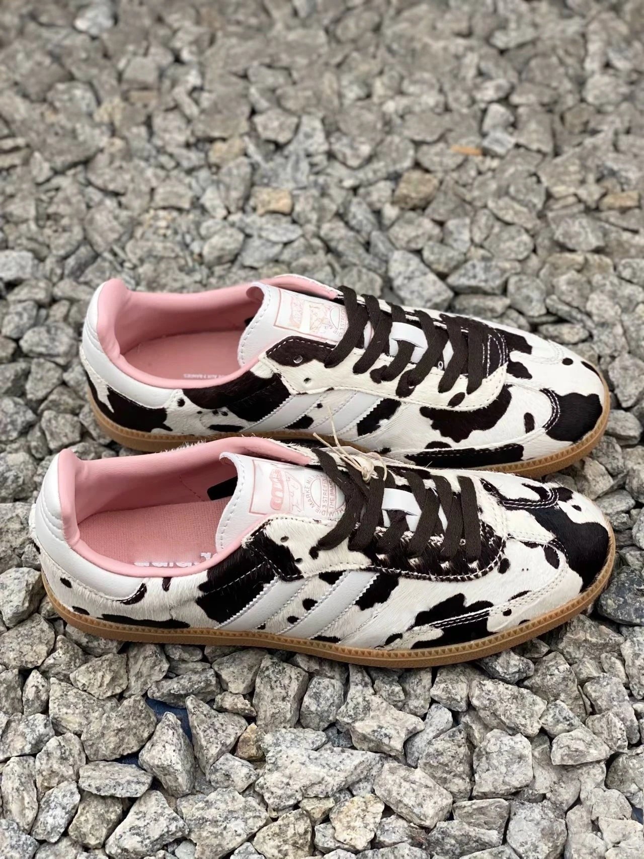 adidas Sneakers Samba low-top with three-stripe side design — Pure original version-25