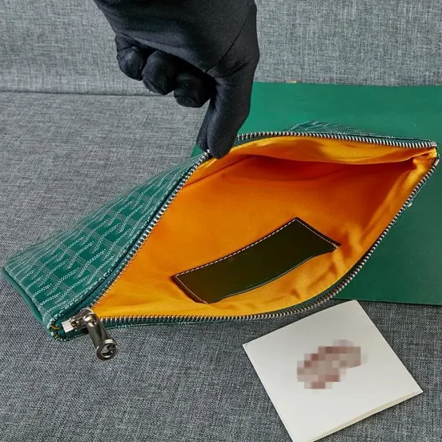 Goyard Wallets & Card Holders Chevron Monogram Zip Pouch product detail image 8