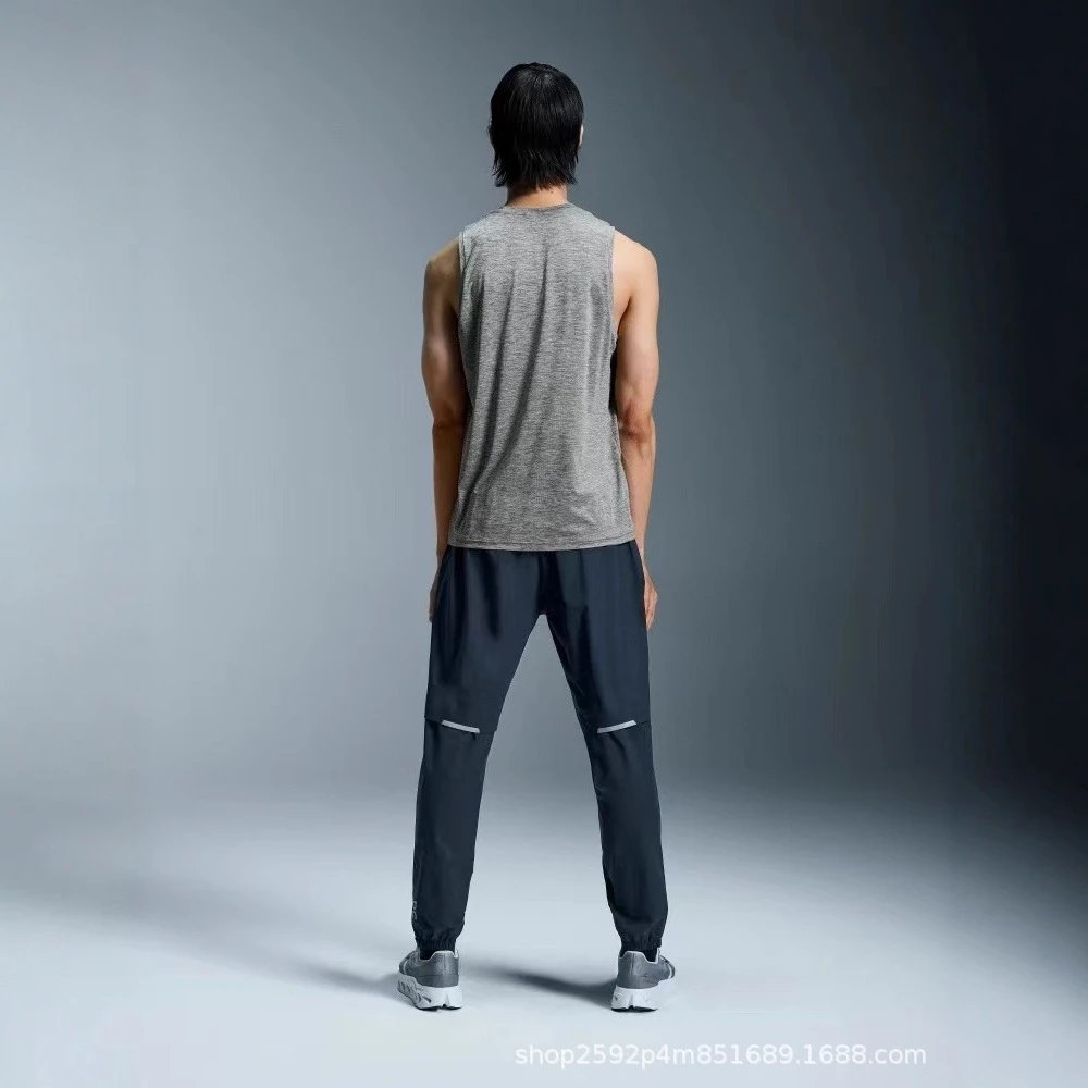On Trousers Tapered Running Pants with Zipped Ankle Cuffs image 4