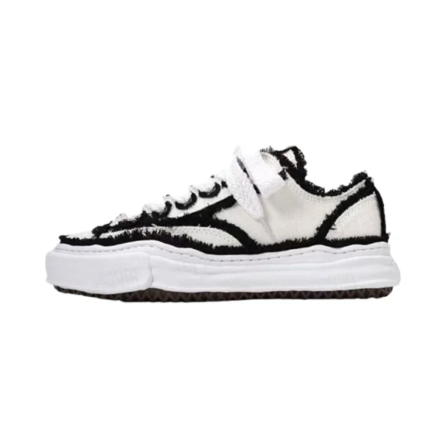 Unbranded Sneakers Low-Top Frayed Canvas Platform product detail image 3