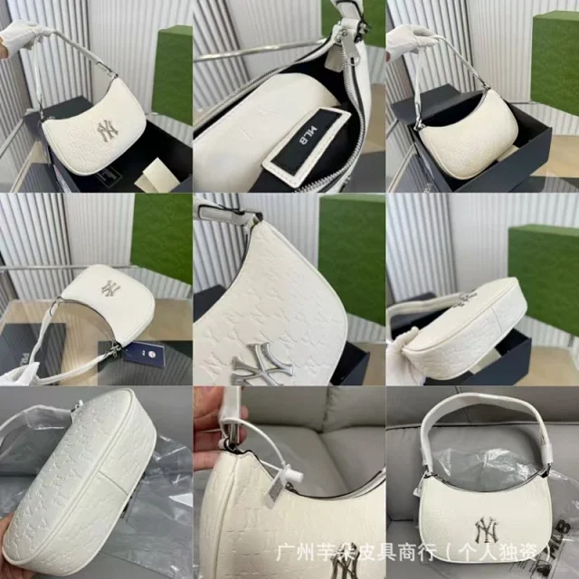 MLB Shoulder Bags NY Monogram Embossed Bag product detail image 4