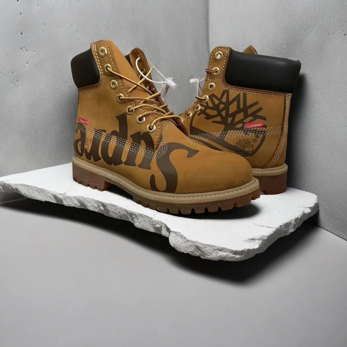 Timberland Boots High-Top Lug-Sole with Graphic Logos image 2