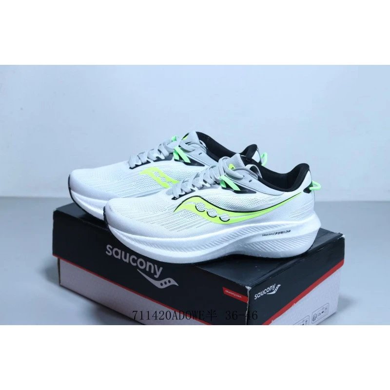 Saucony Sneakers Mesh lace-up running with cushioned sole — 5