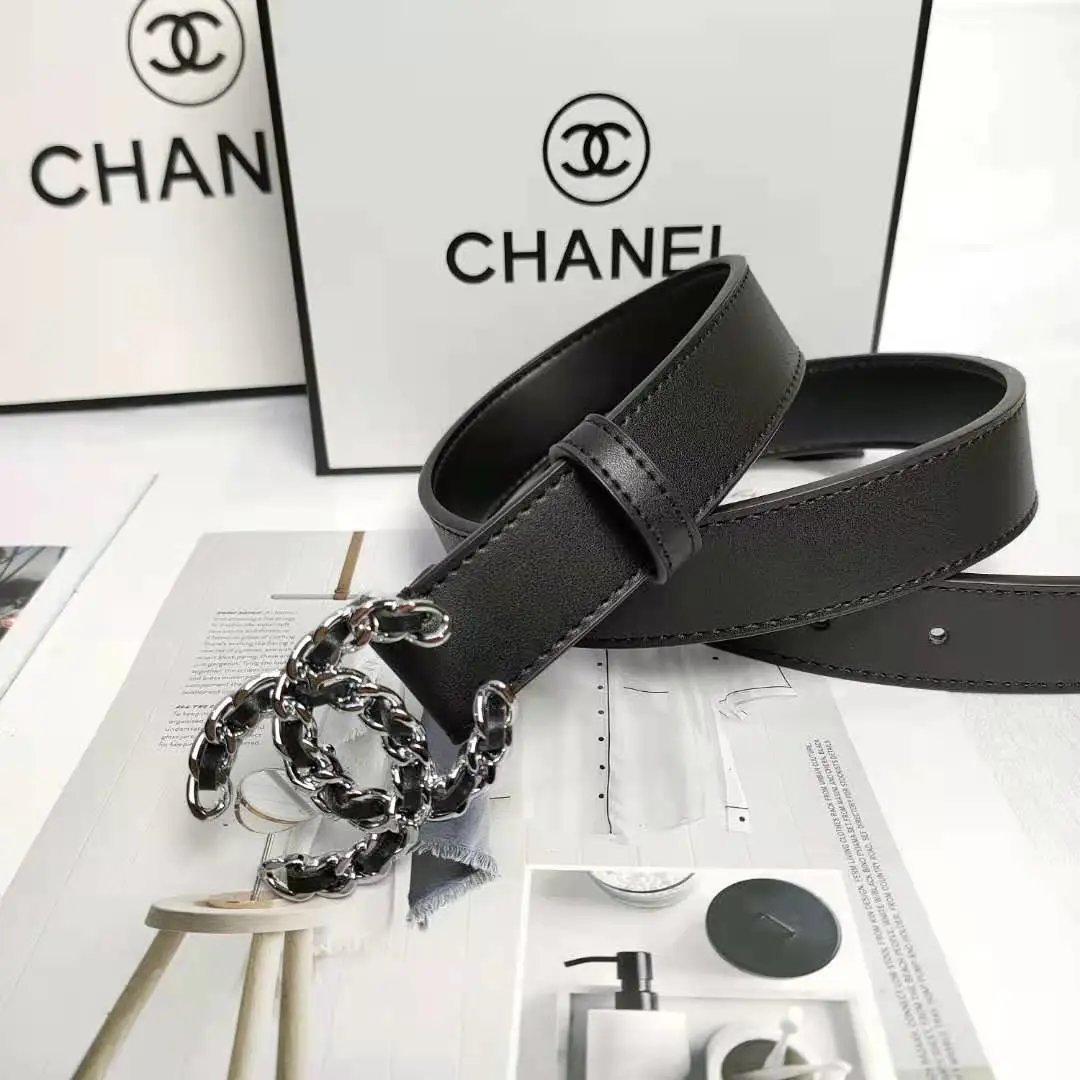 Chanel Belts Rhinestone Interlocking CC Buckle — Wearable silver buckle