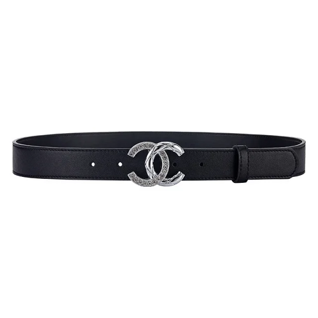 Chanel Belts Rhinestone Interlocking CC Buckle product detail image 7