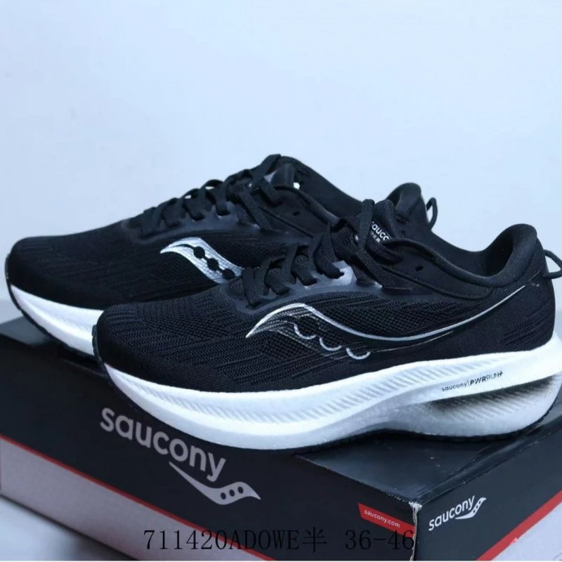 Saucony Sneakers Mesh lace-up running with cushioned sole image 4