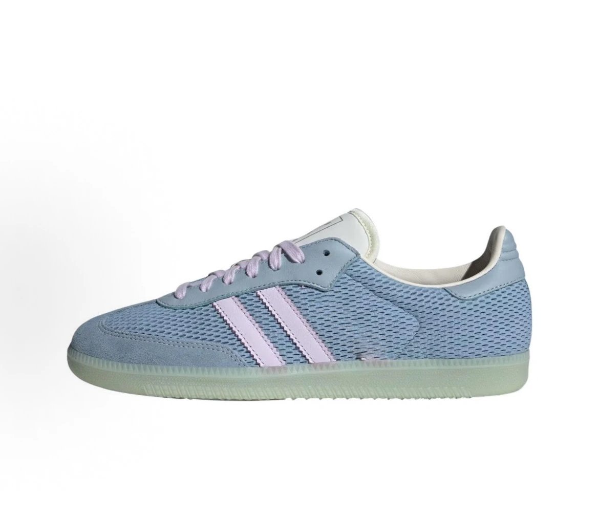 adidas Sneakers Samba low-top with three-stripe side design — Pure original version-2
