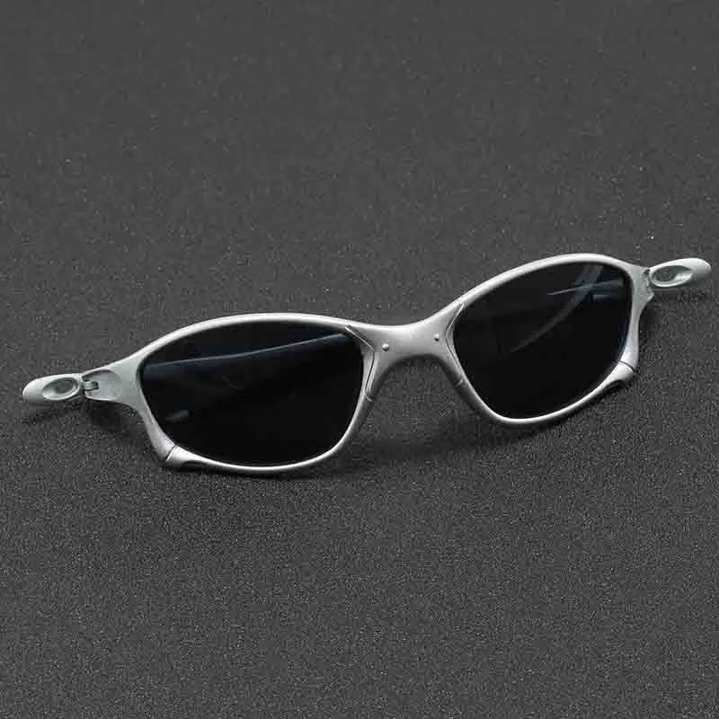 Unbranded Eyewear Metal-frame wraparound sunglasses with oval temple accents product image