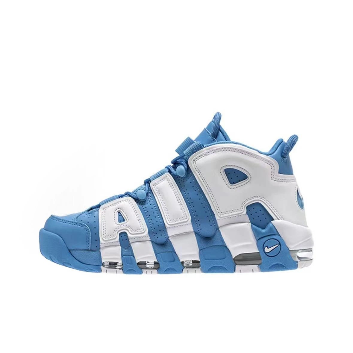 Nike Sneakers Air More Uptempo — White and blue