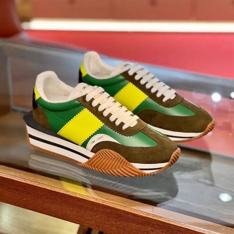 Unbranded Sneakers Low-top lace-up with striped platform soles image 2
