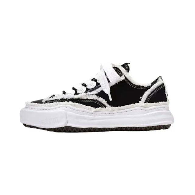 Unbranded Sneakers Low-Top Frayed Canvas Platform product detail image 2