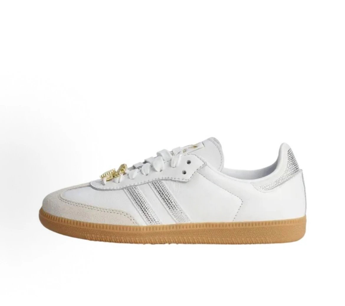 adidas Sneakers Samba low-top with three-stripe side design — Pure original version-22