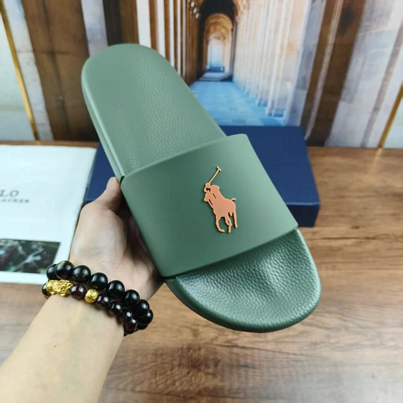 Polo Ralph Lauren Slippers Wide-strap slide with player emblem image 2