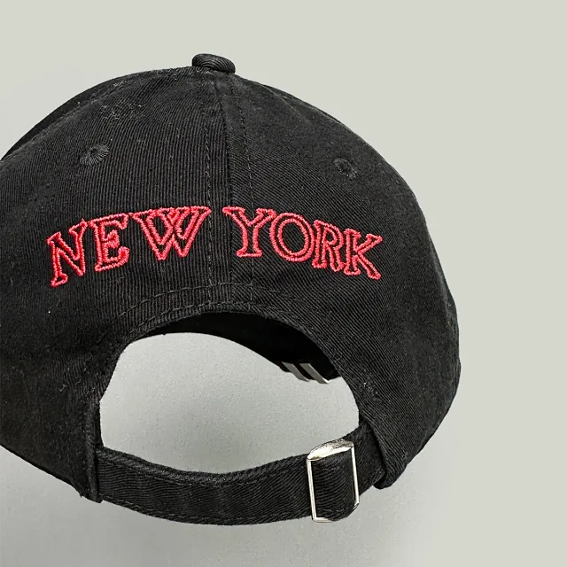 ALICE Hats Embroidered Distressed Baseball Cap with Metal Rivets product detail image 6