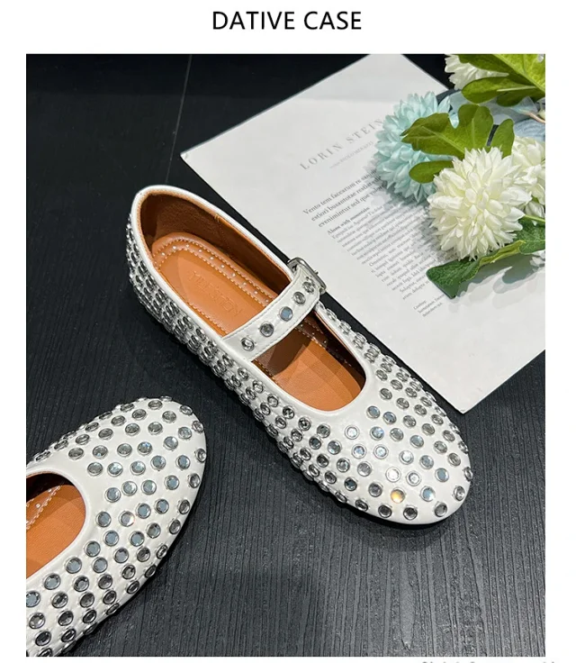 Alaïa Casual Shoes Studded Buckle Mary Jane Flats product detail image 21