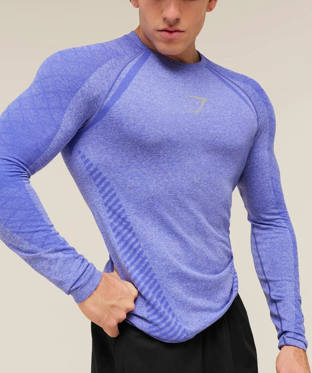 Gymshark Shirts Vital Seamless Long Sleeve T-Shirt product detail image 12