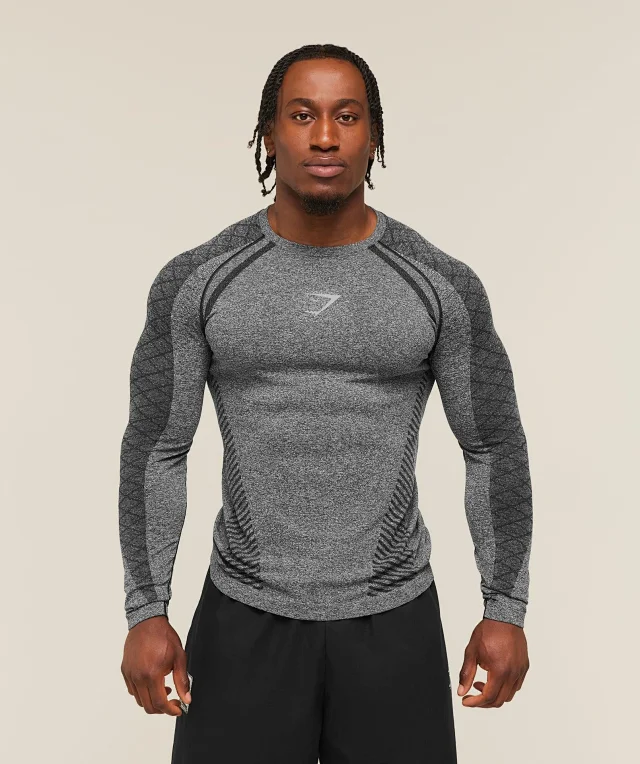 Gymshark Shirts Vital Seamless Long Sleeve T-Shirt product detail image 14