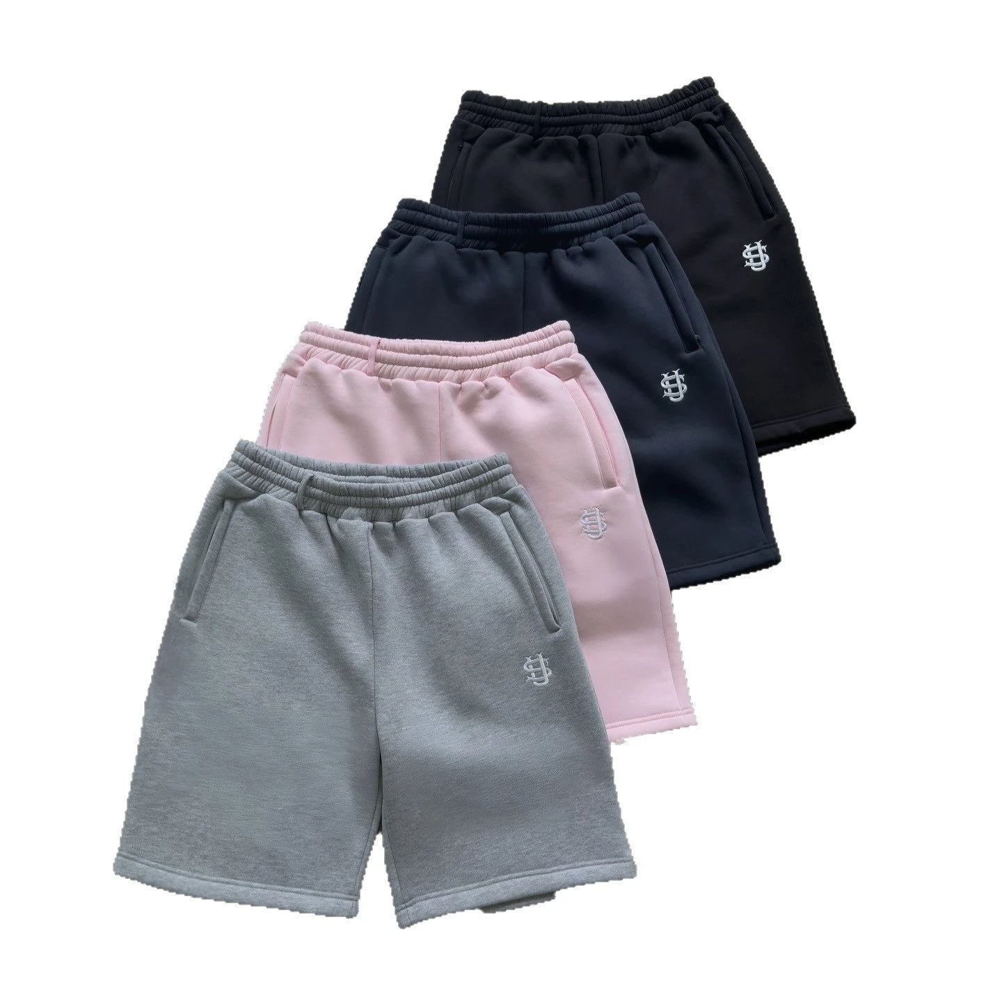 Unbranded Shorts Elastic-Waist Embroidered Logo image 4
