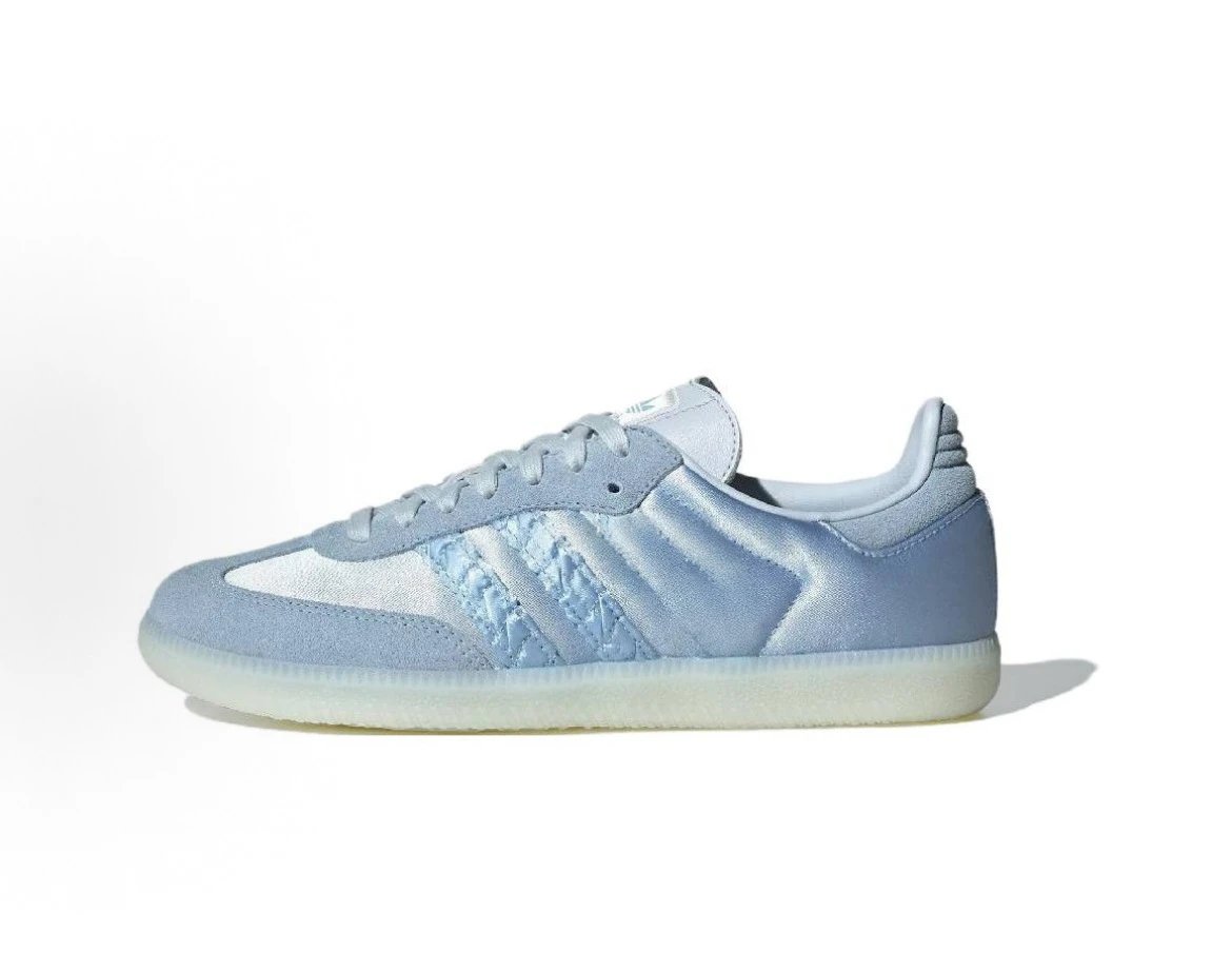 adidas Sneakers Samba low-top with three-stripe side design — Pure original version-1