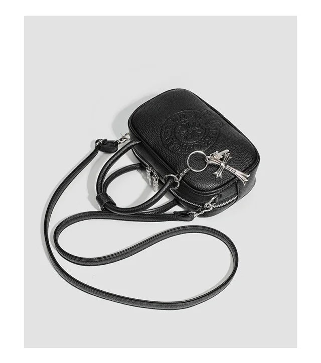 Chrome Hearts Crossbody Bags Embossed Cross Motif Boston Bag product detail image 16