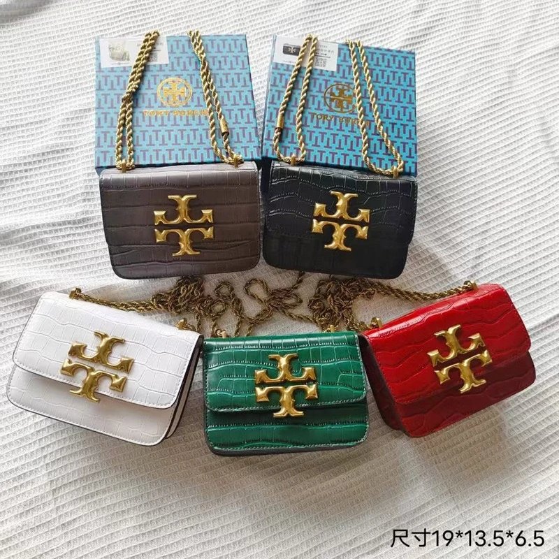 Tory Burch Crossbody Bags Double T Logo Chain image 4