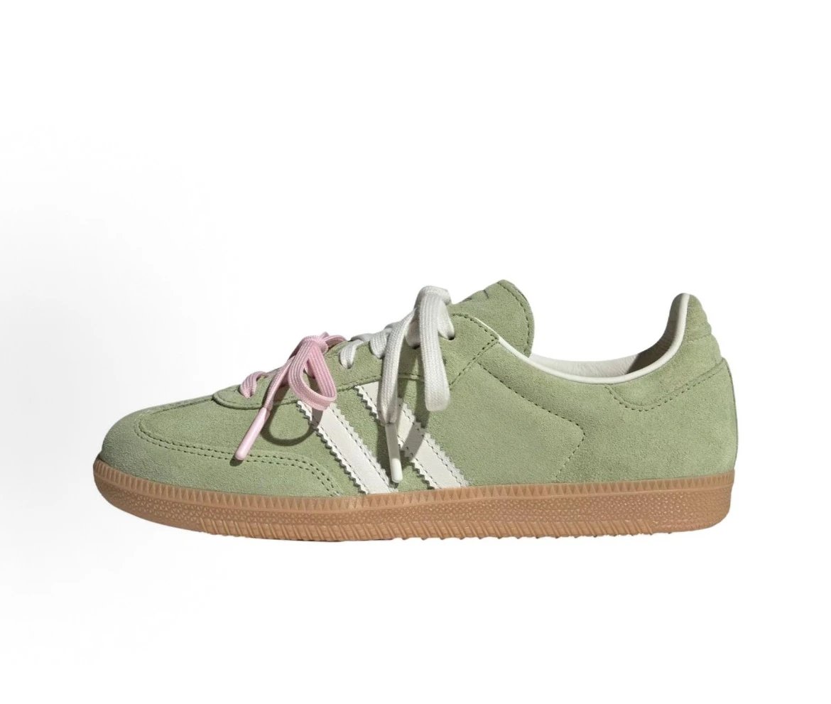 adidas Sneakers Samba low-top with three-stripe side design — Pure original version-23
