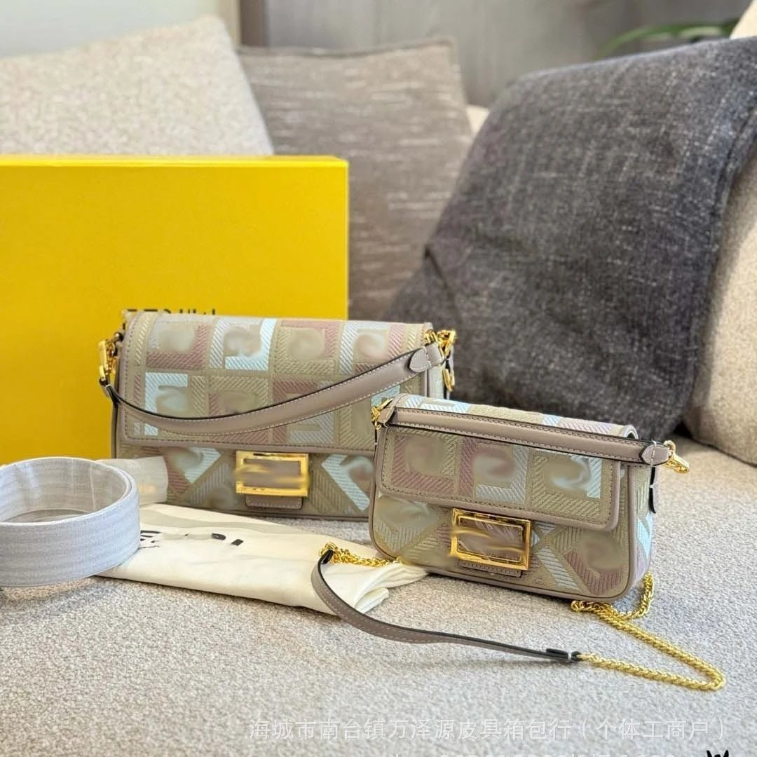 Unbranded Crossbody Bags Embroidered geometric flap bag image 4