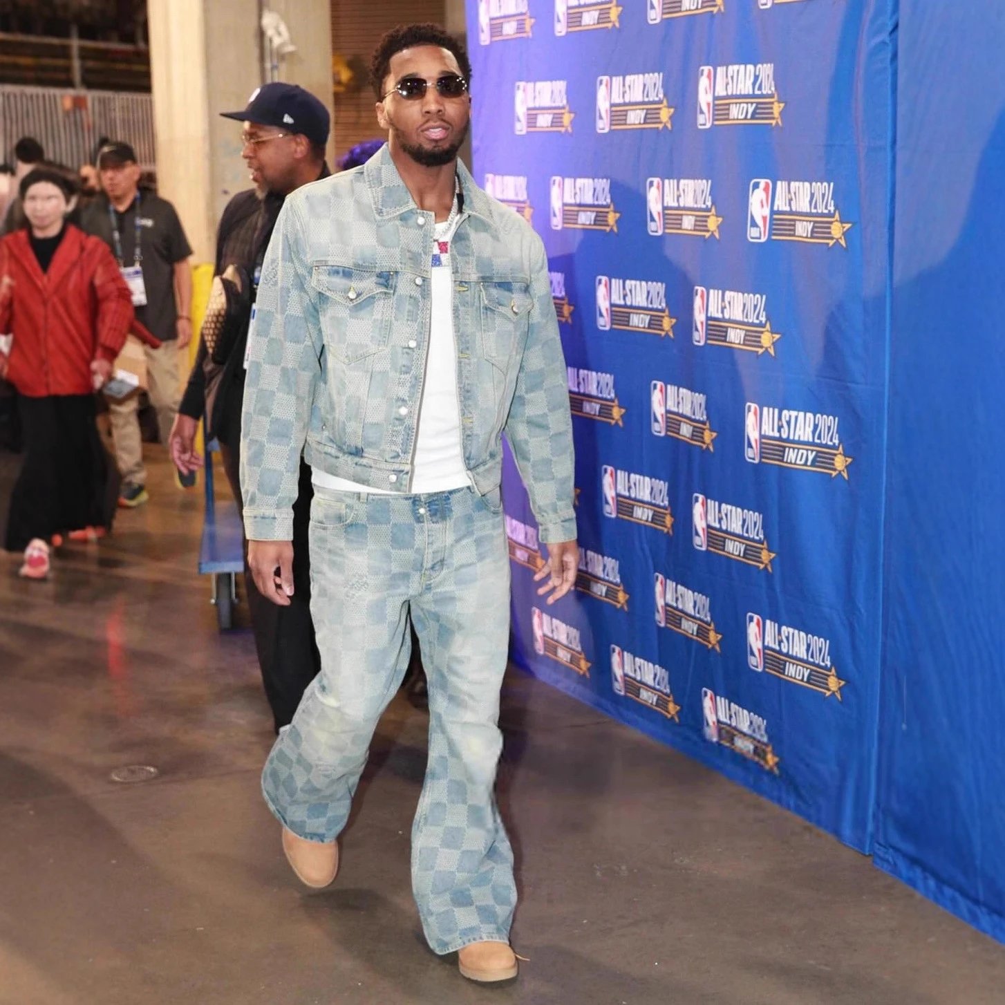 Louis Vuitton Patterned Denim Jeans image 3