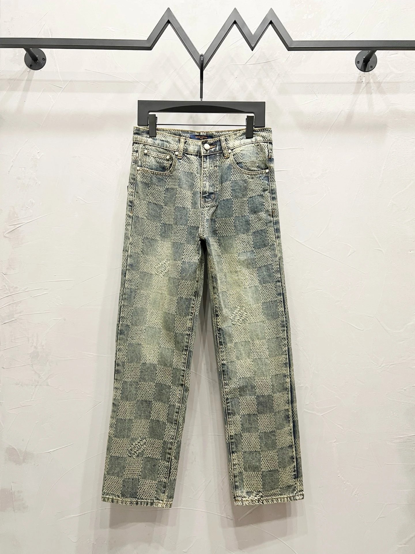 Louis Vuitton Patterned Denim Jeans — M1201