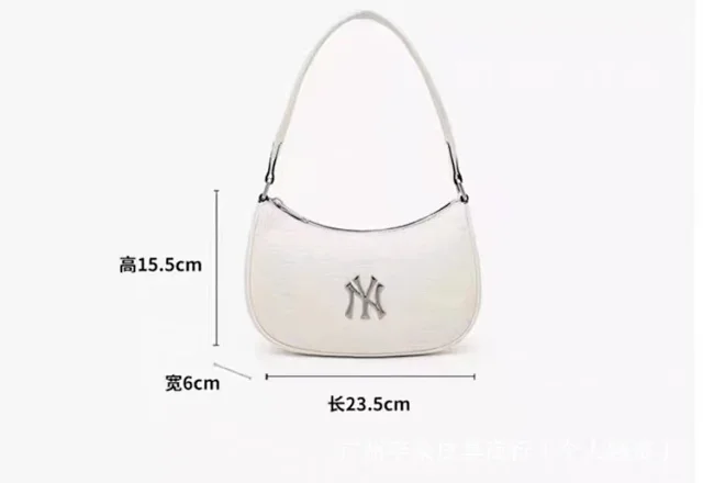 MLB Shoulder Bags NY Monogram Embossed Bag product detail image 1