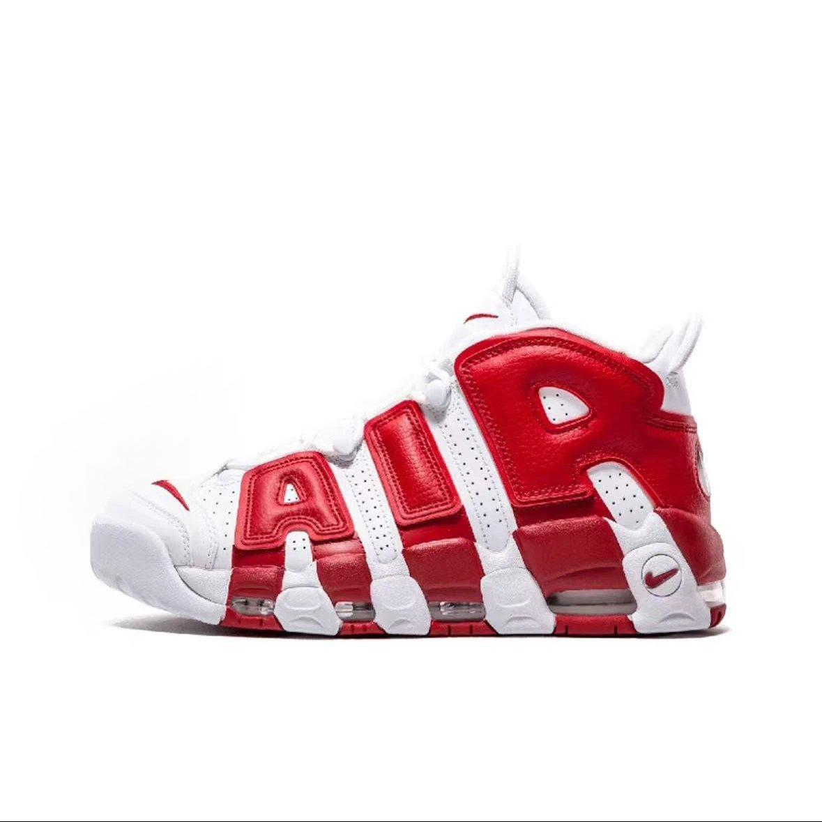 Nike Sneakers Air More Uptempo — Red and white