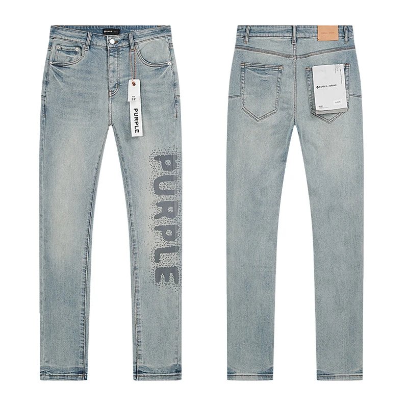 PURPLE BRAND Jeans Distressed and paint-splatter denim — PU826