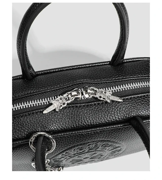 Chrome Hearts Crossbody Bags Embossed Cross Motif Boston Bag product detail image 18