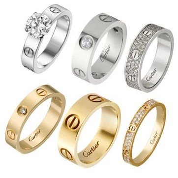 Cartier Jewelry Love screw-motif ring product image