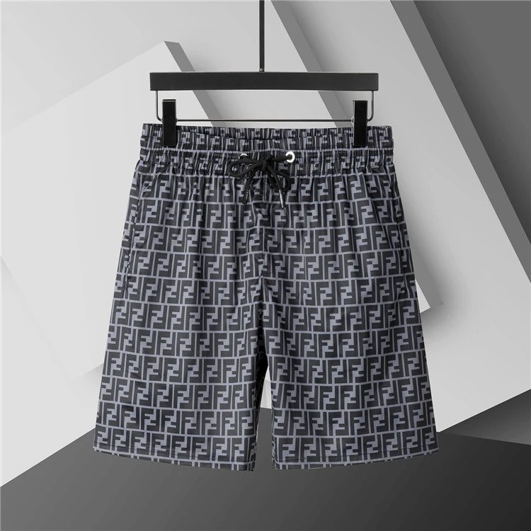 Louis Vuitton Shorts Elastic Drawstring Monogram-Print — 3684 black