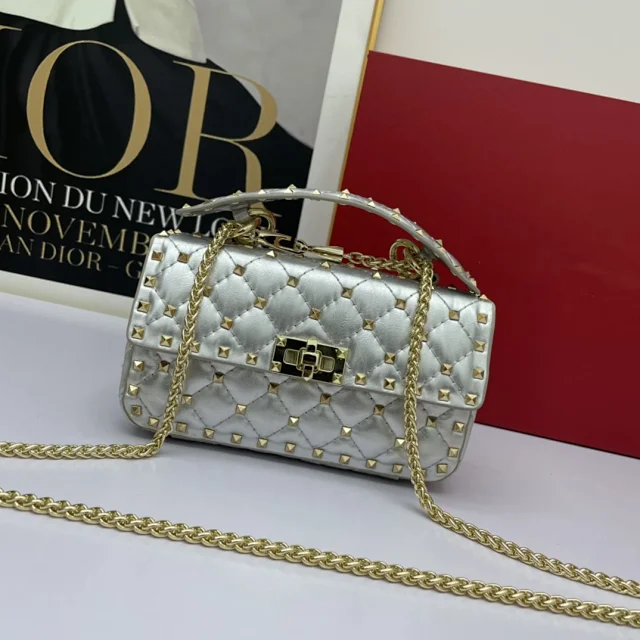 Unbranded Crossbody Bags Quilted Studded Chain Bag product detail image 10