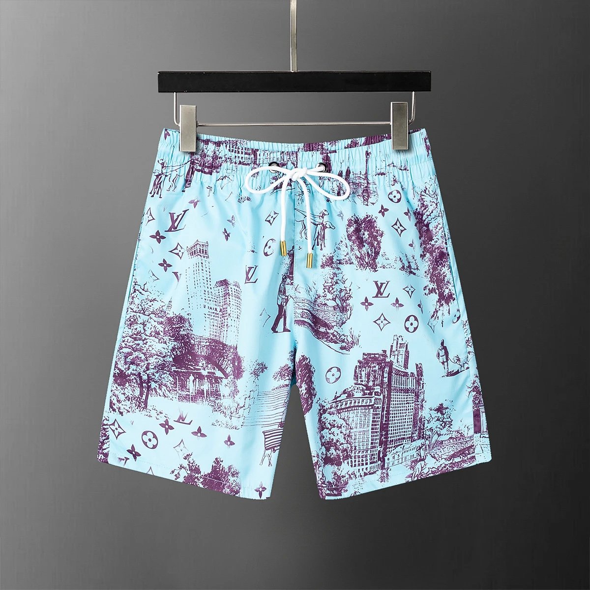 Unbranded Shorts Elastic-Waist — 28083 blue