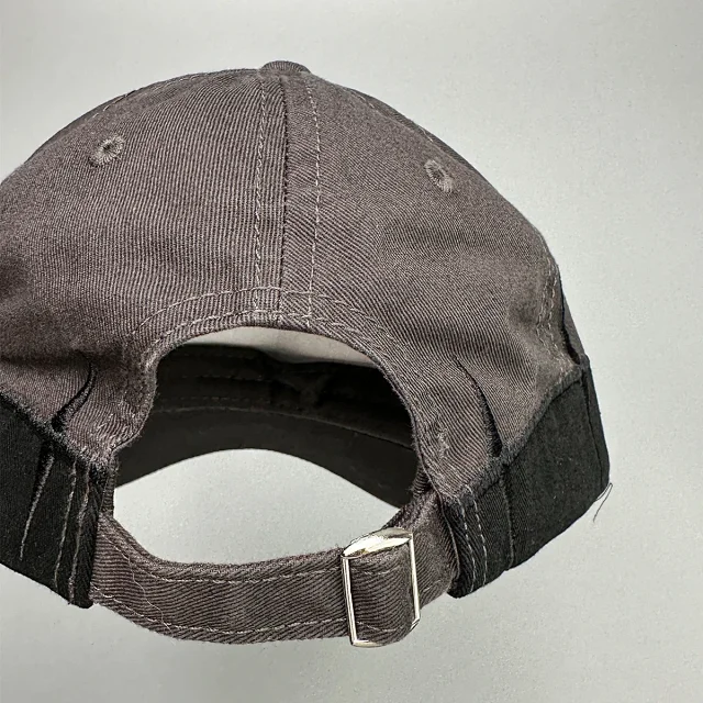 ALICE Hats Embroidered Distressed Baseball Cap with Metal Rivets product detail image 7