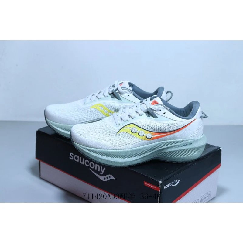 Saucony Sneakers Mesh lace-up running with cushioned sole — 7