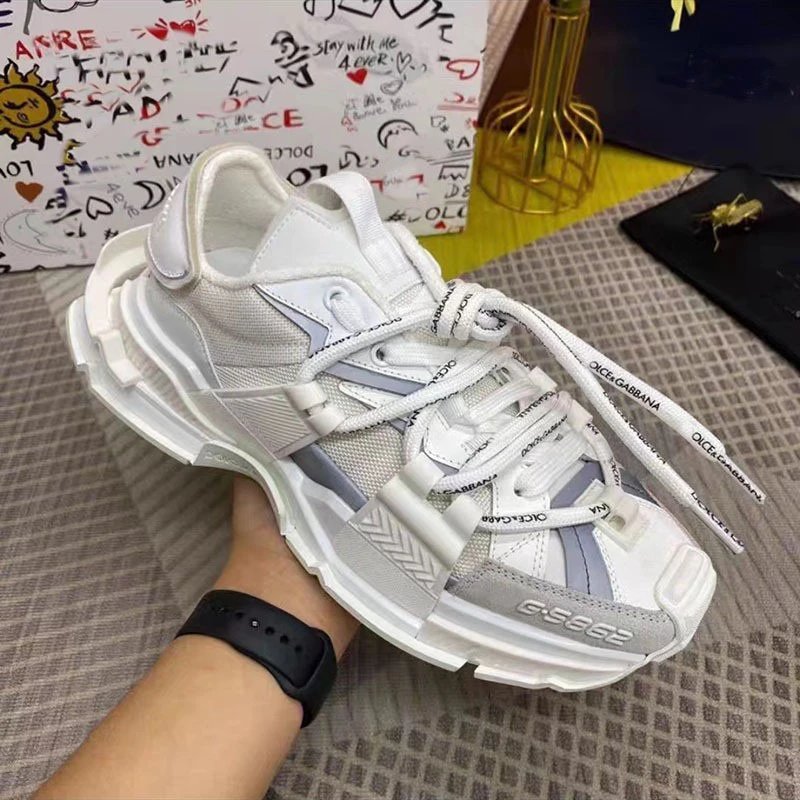 Dolce & Gabbana Sneakers G-5862 low-top chunky — white