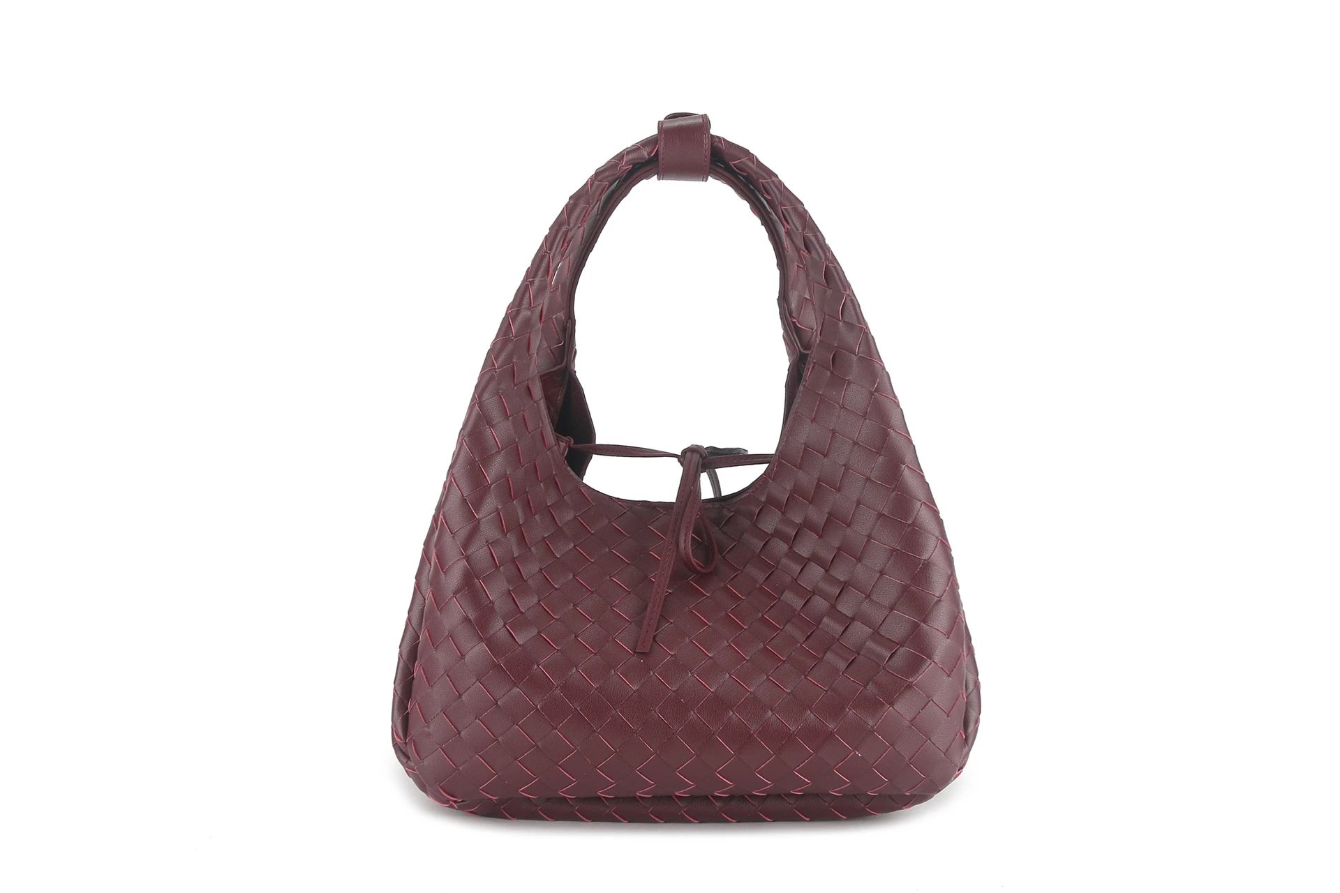 Unbranded Shoulder Bags Woven hobo — Wine red