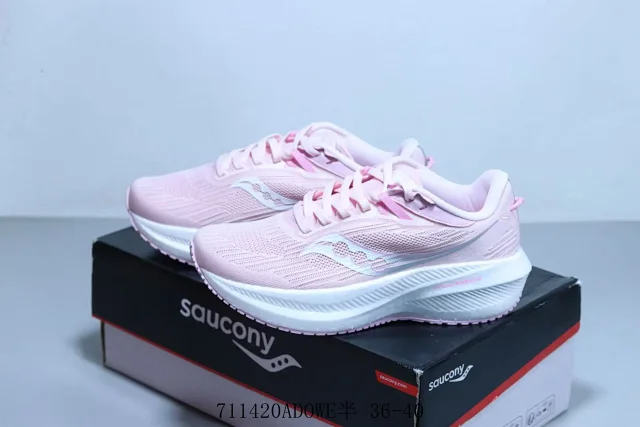 Saucony Sneakers Mesh lace-up running with cushioned sole product detail image 5