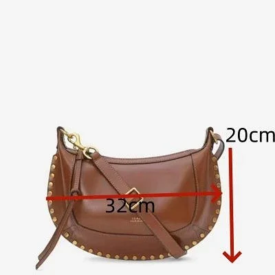 Sabe Aran Shoulder Bags Studded Half-Moon Bag product detail image 11