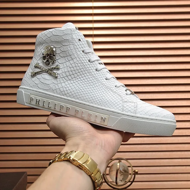 Philipp Plein Sneakers High-Top Snake-Embossed Skull product detail image 1