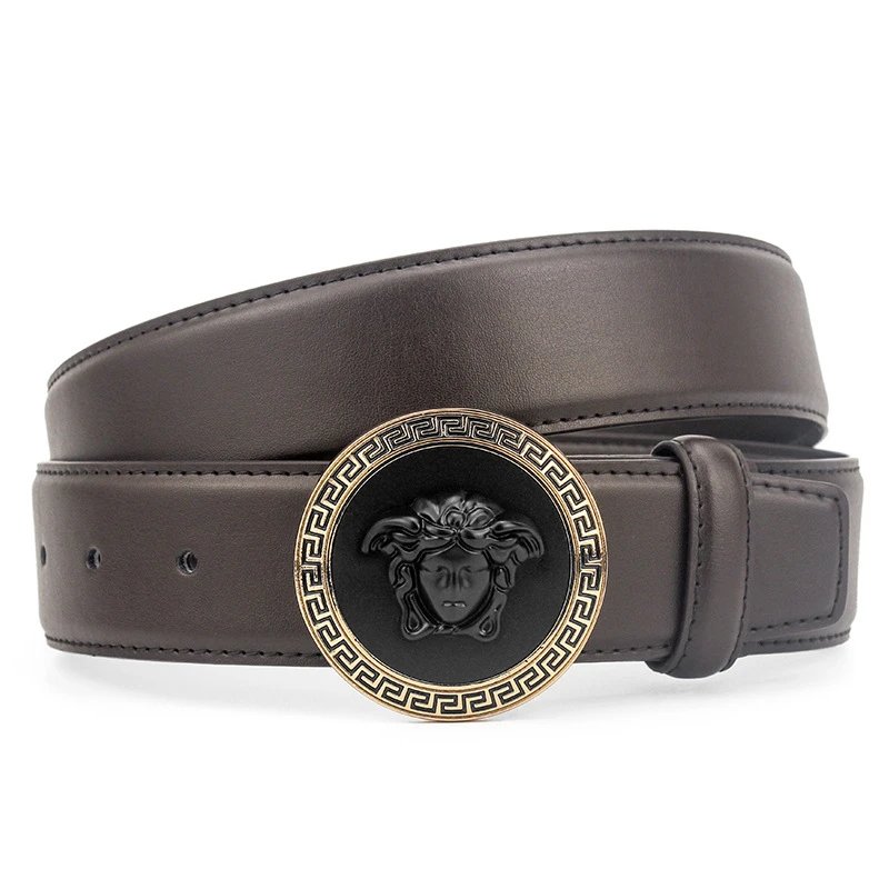 ZUER Belts Snake-haired face buckle — Great Wall Golden Coffee