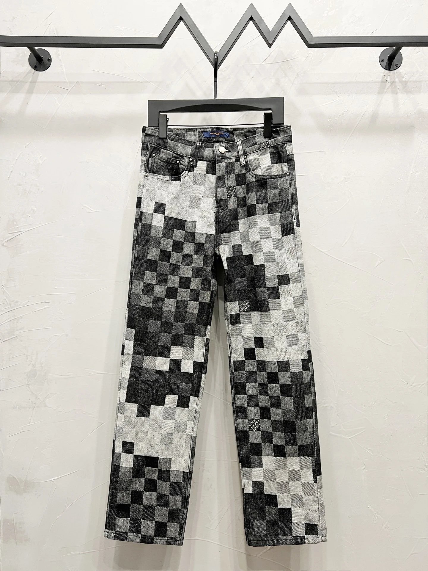 Louis Vuitton Patterned Denim Jeans — M1207