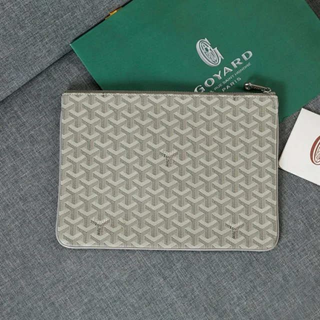 Goyard Wallets & Card Holders Chevron Monogram Zip Pouch product detail image 12