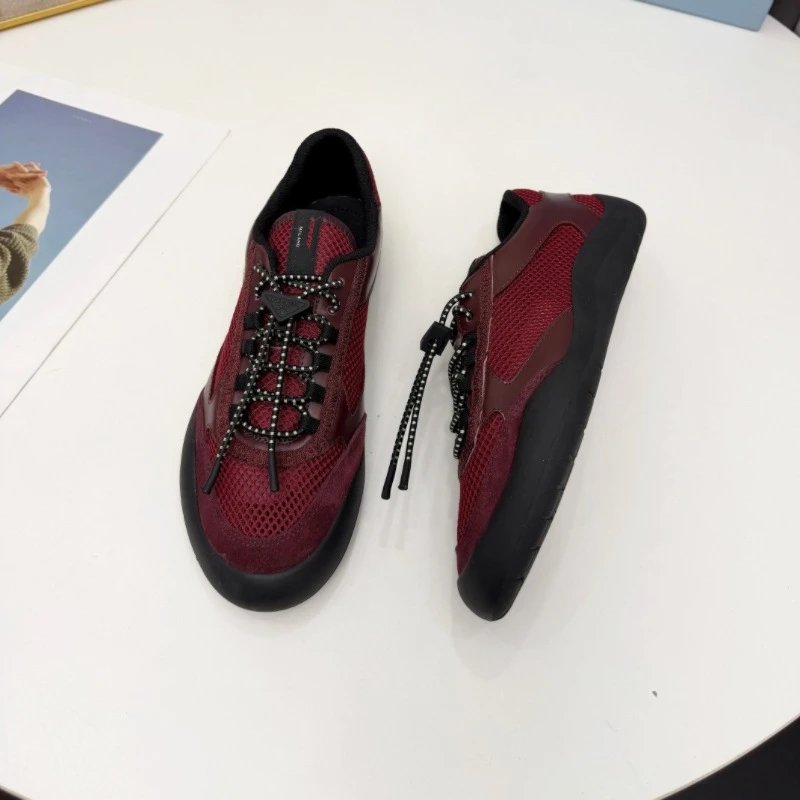 Unbranded Sneakers Low-Top Mesh Lace-Up — Style2