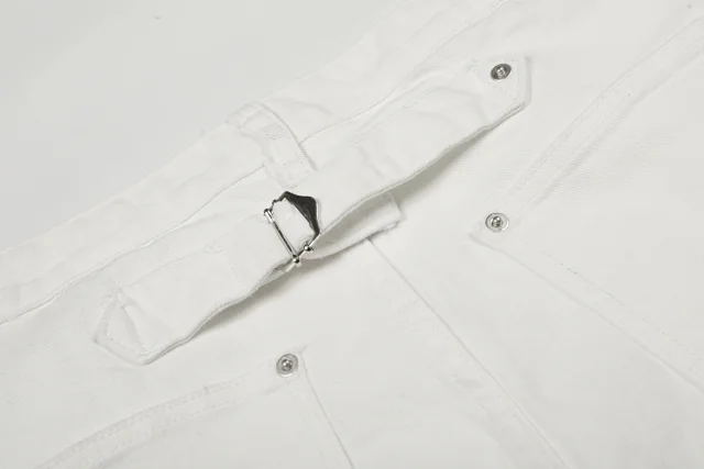 Unbranded Jeans K5621 bootcut with metal horsebit pocket details product detail image 29